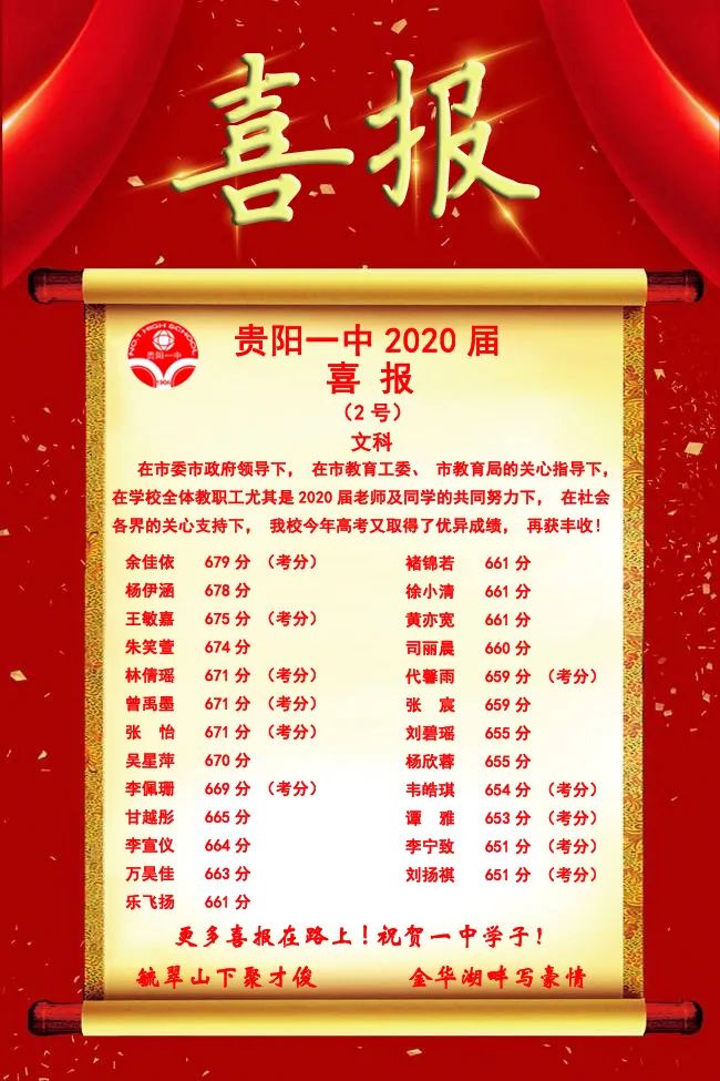 歙县中学高考喜报2020图片