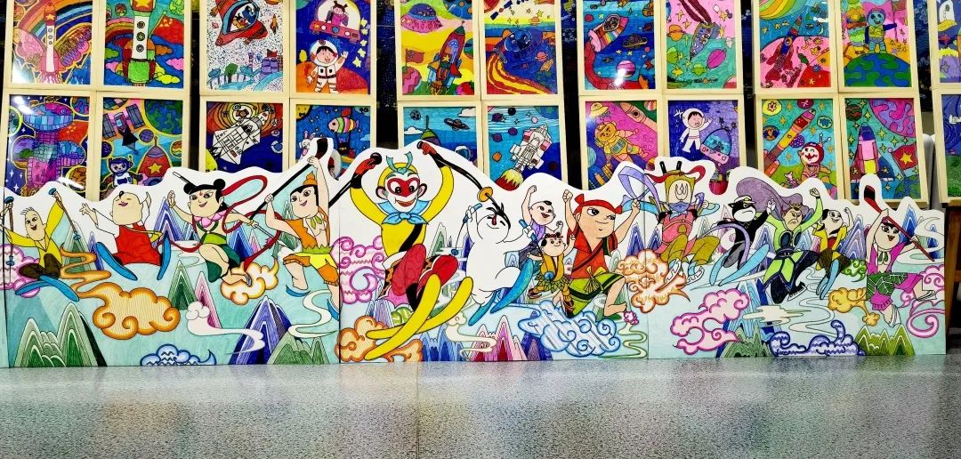 丰台区少年宫(东区)美术专业小学员展示美育成果