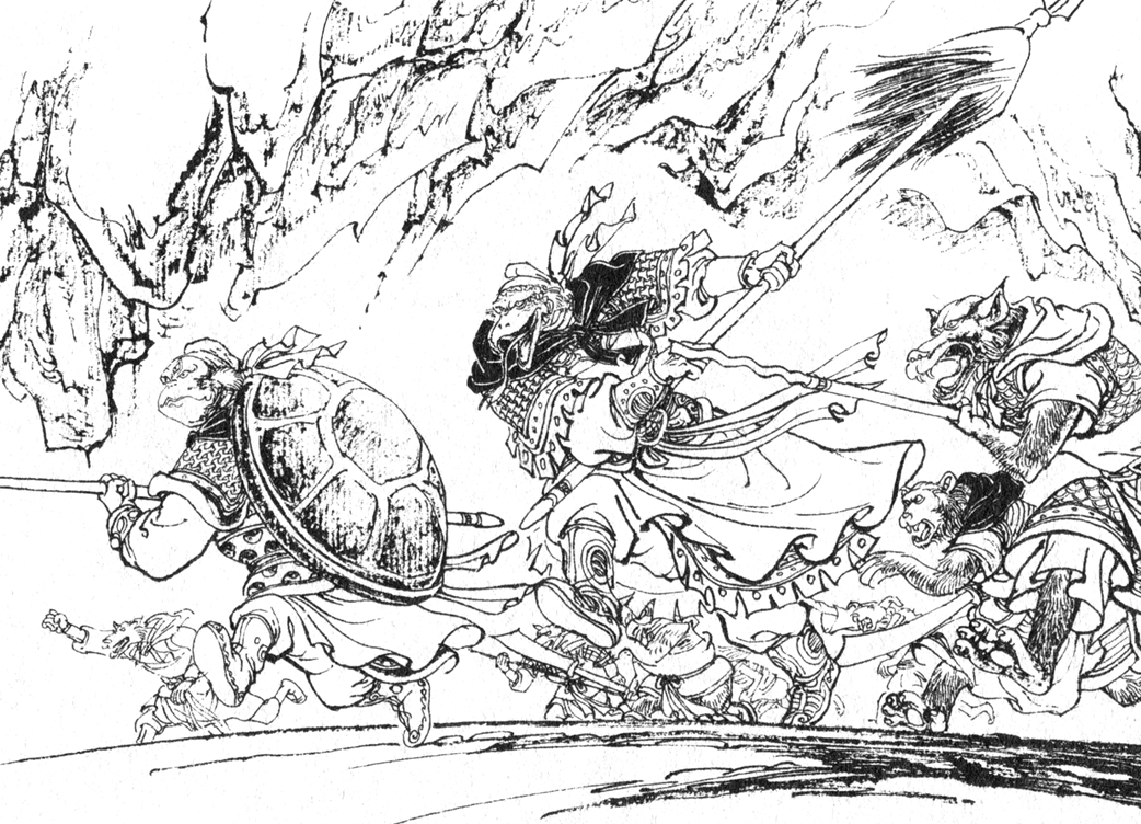 民间故事:北游记之龟蛇二将