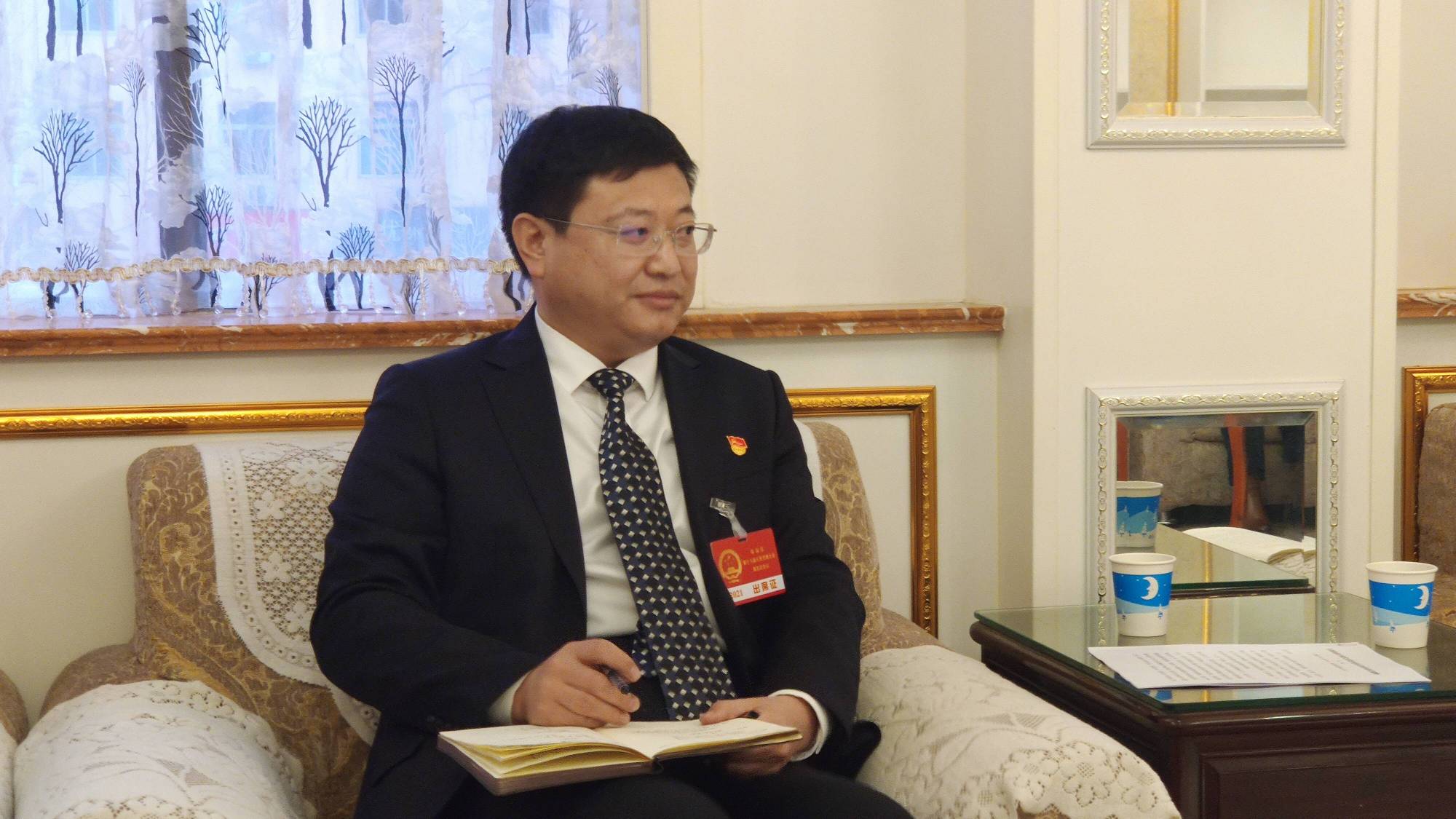 临淄:宋磊参加朱台镇代表团审议