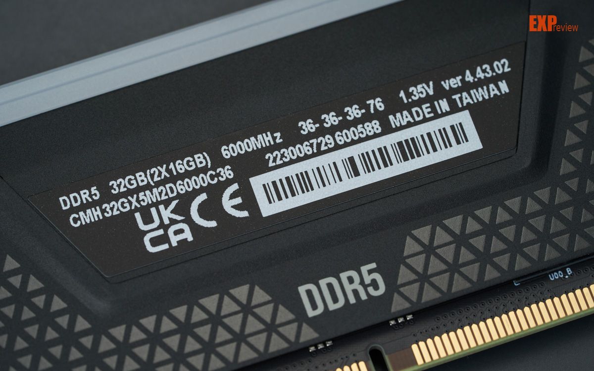 美商海盗船复仇者rgb ddr5 6000mhz内存评测:有性能有颜值