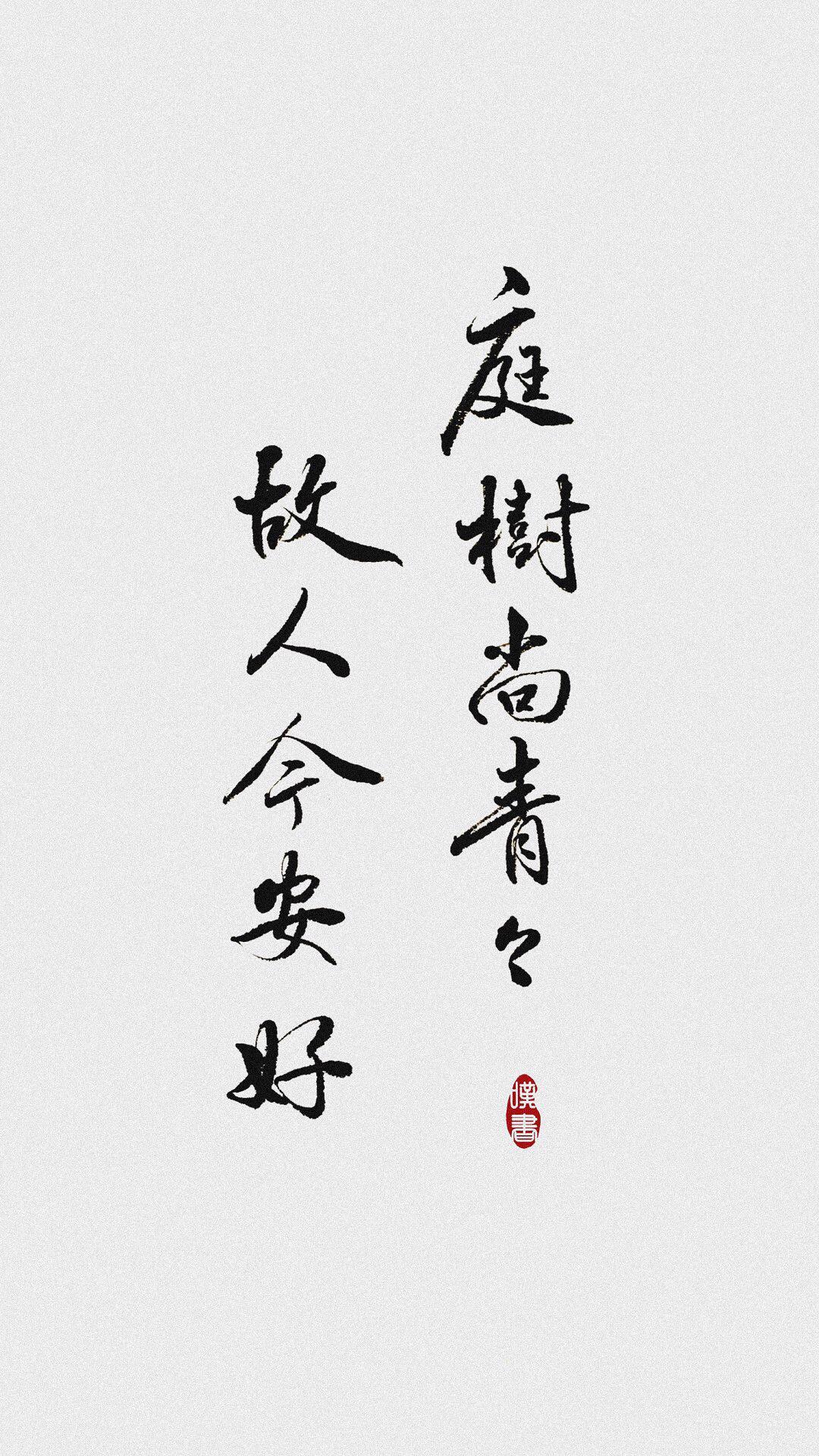 庭树尚青春故人今安好世间安得双全法,不负如来不负卿相濡以沫,不如