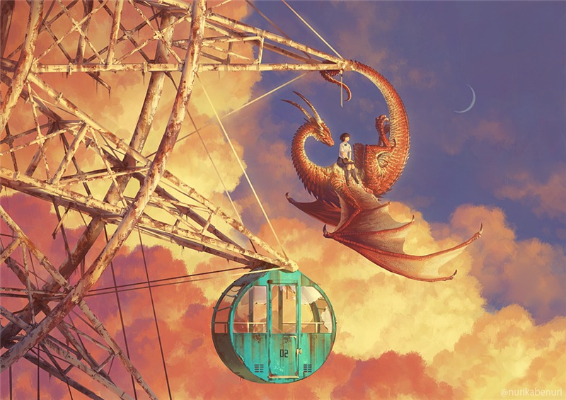二次元壁纸推荐 摩天轮特辑p站美图欣赏