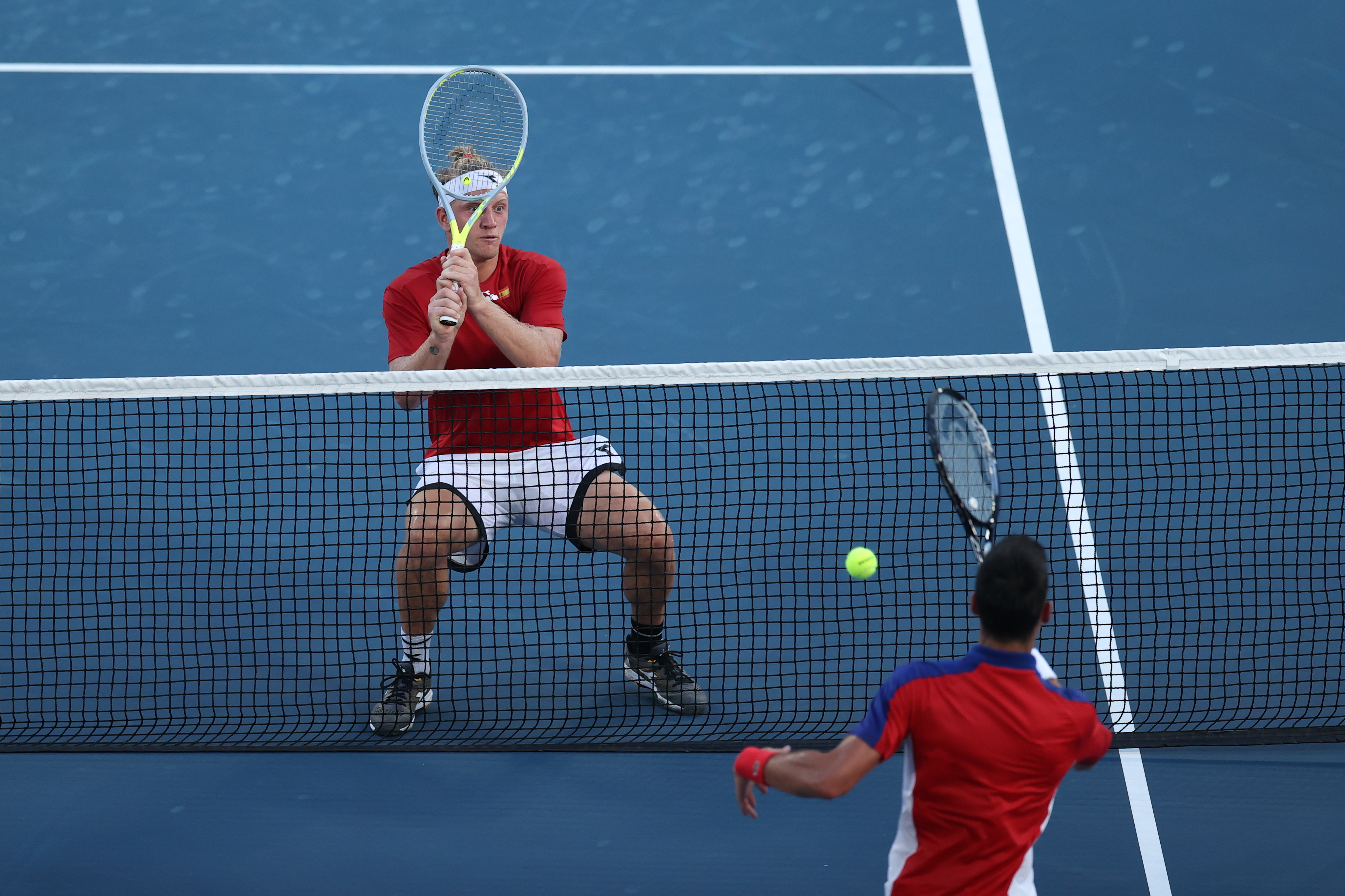 网球——男子单打:焦科维奇晋级(4)