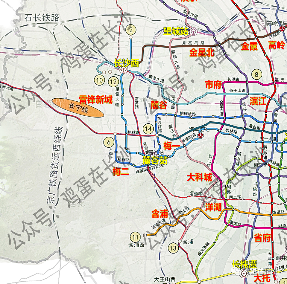 长沙高新区最新规划图图片