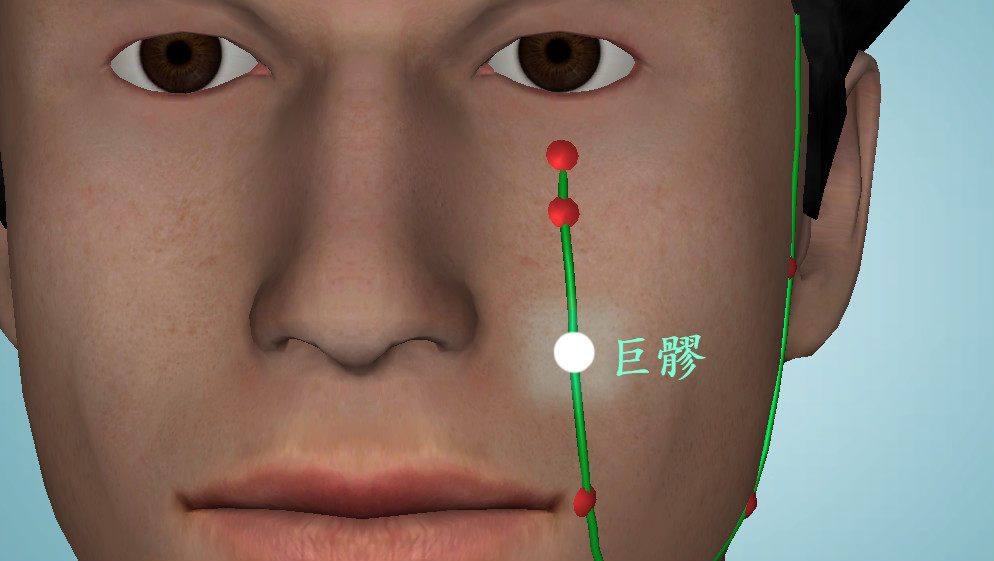 巨髎:胃经浊气在此化雨冷降地部