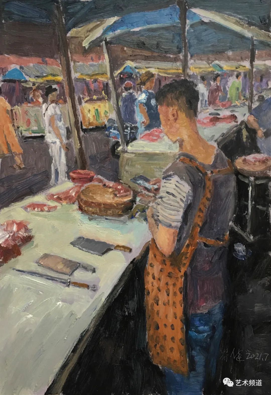 「百度专访」名家风采——符健 · 油画作品鉴赏