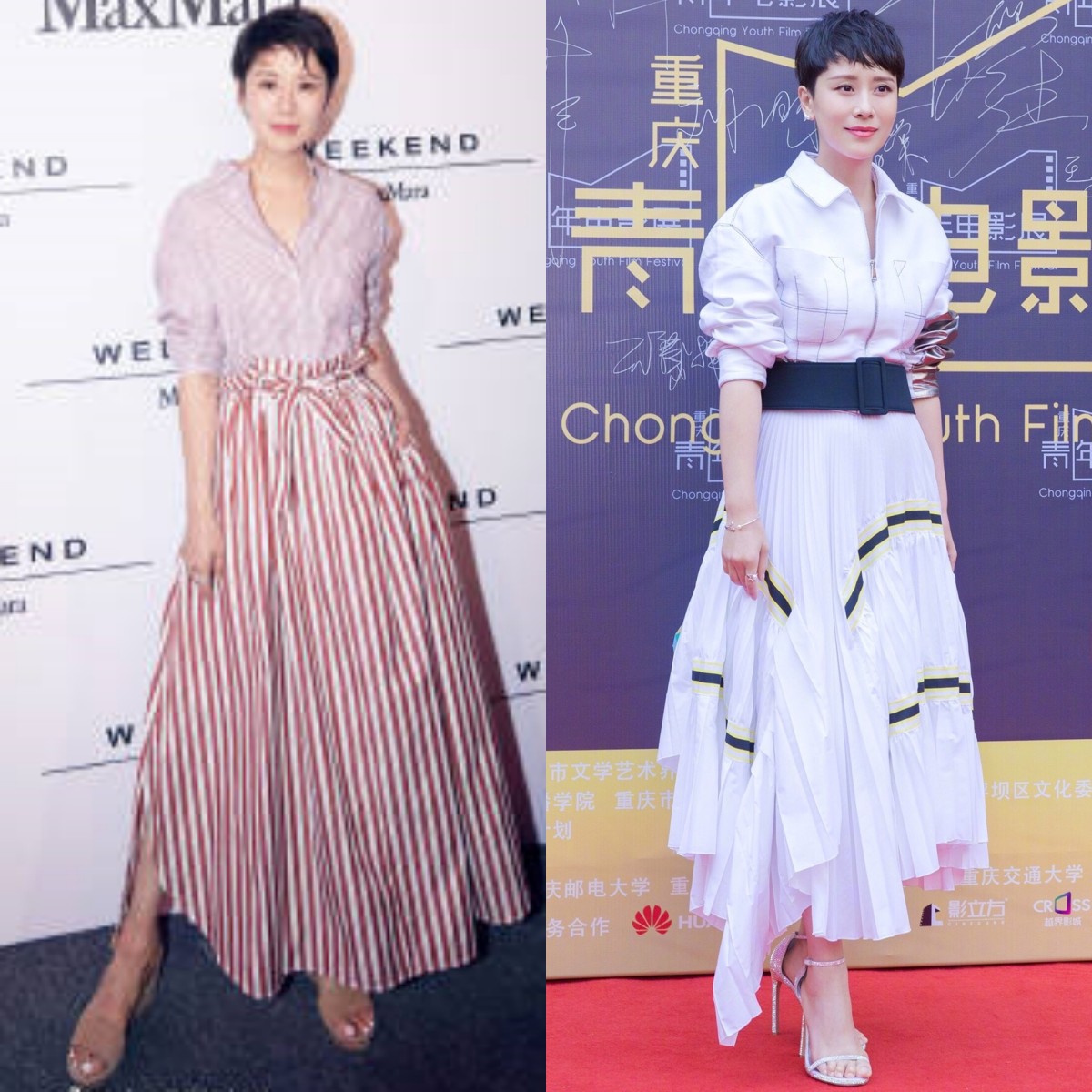 建议中年女人:发要短,裙要长,裤要松,马伊琍和海清亲身演绎