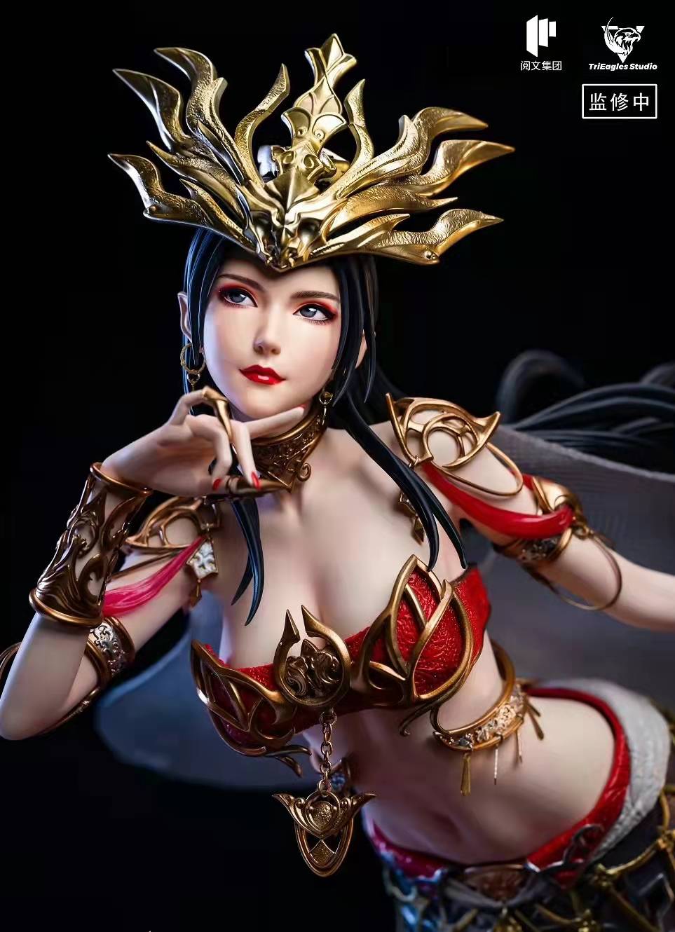 美杜莎女王恐怖如斯,限量版雕一上架就缺货,看到价格后网友无语