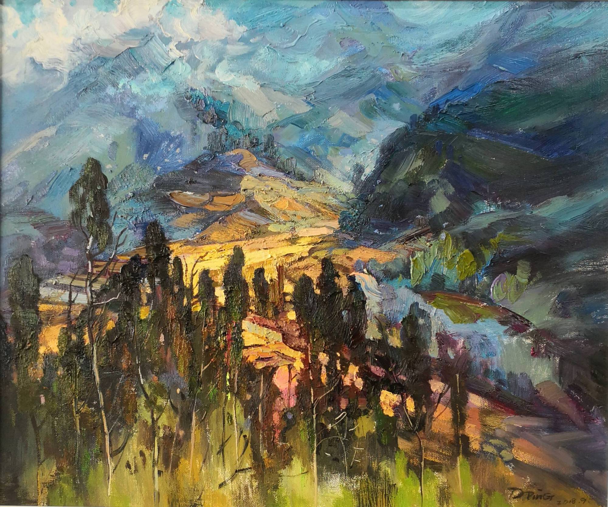 穿越大地的光——现实主义油画家邓平作品欣赏