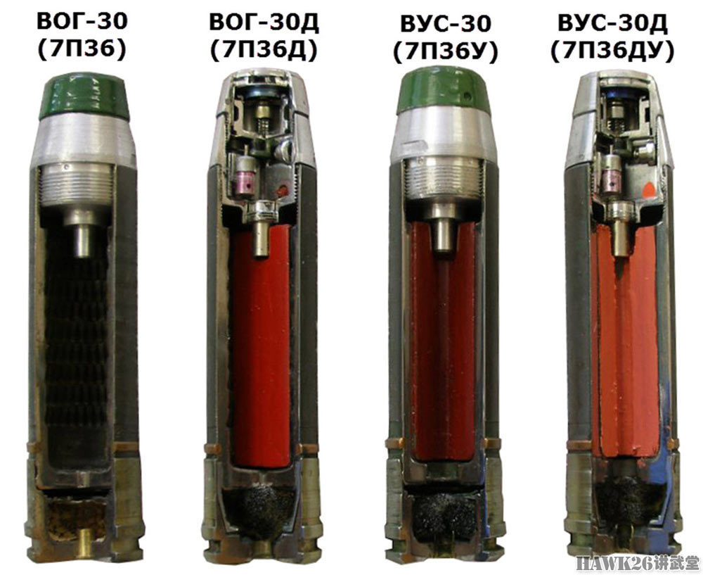 苏联/俄罗斯vog系列30mm榴弹简史:多次改进设计 提高战斗性能