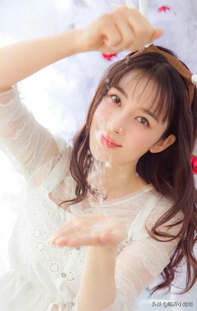 赵樱子,天生丽质的山东姑娘,美目流盼,清纯温婉的气质美女