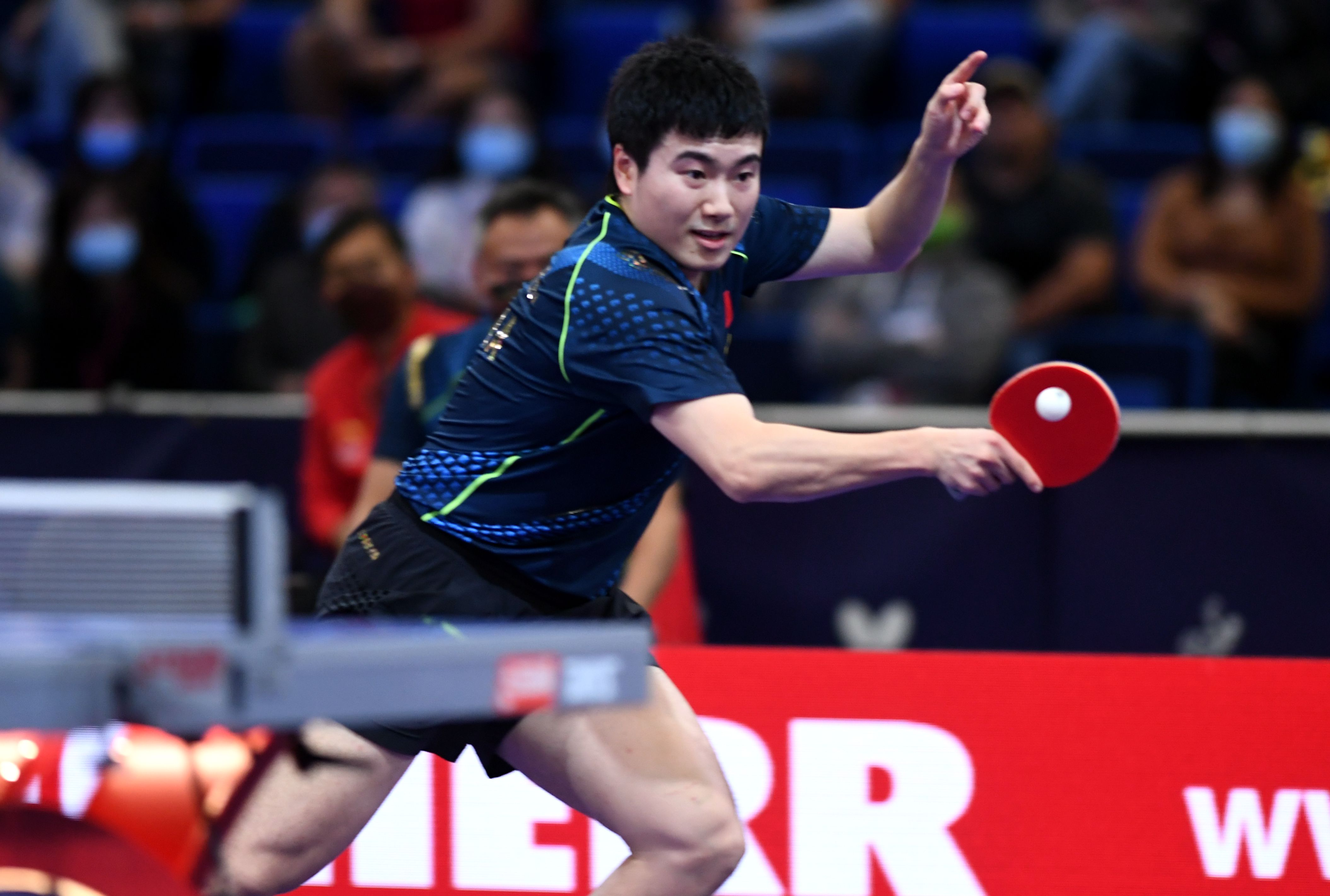 乒乓球——世乒赛:梁靖崑晋级八强