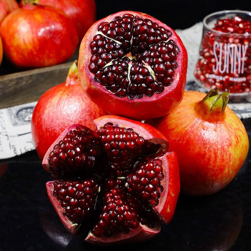 软籽突尼斯石榴,可以喝的"雅诗兰黛",吃货妹子心中的水果"c位"