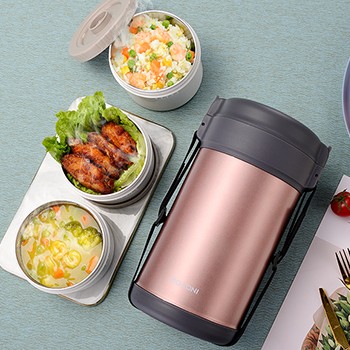 德国博奥尼保温饭盒:便携设计,实用又方便