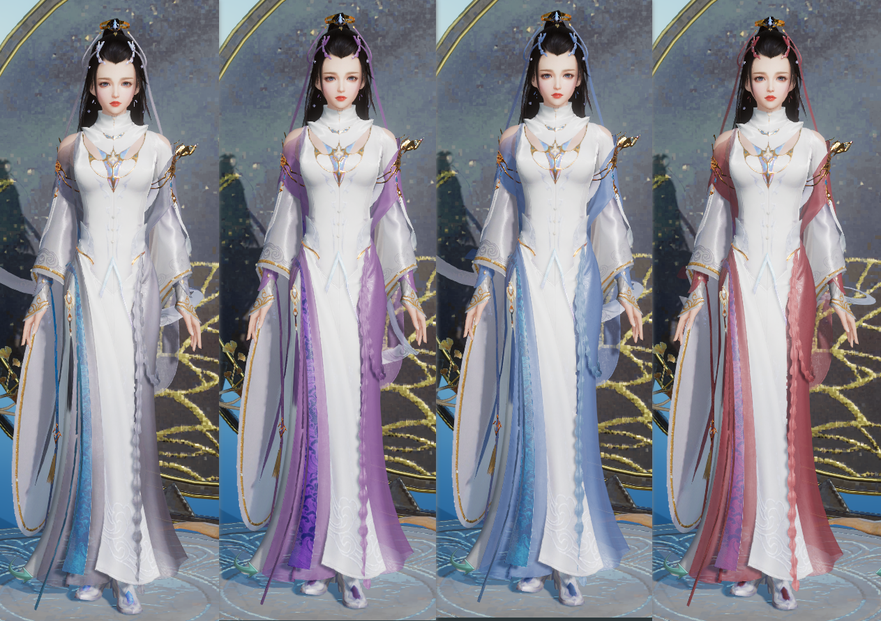 剑网3蓬莱伞娘全偏色校服汇总