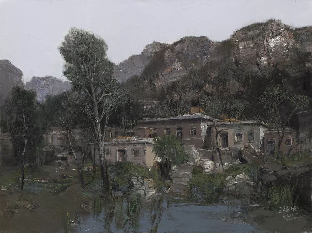 河北师范大学美术与设计学院院长,王福明教授绘画作品欣赏