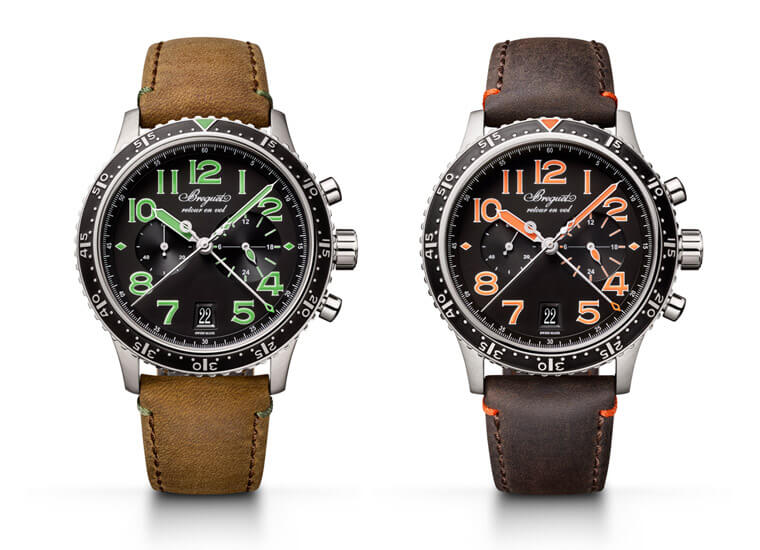 宝玑经典飞行表系列,推出钛金属表壳限量腕表