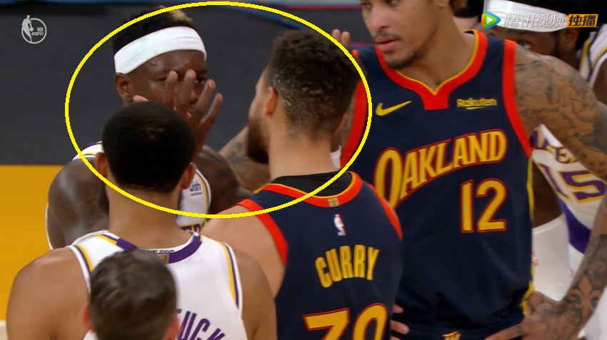 勇士不敌湖人,库里和施罗德发生冲突,库里赛后一番话说得好!