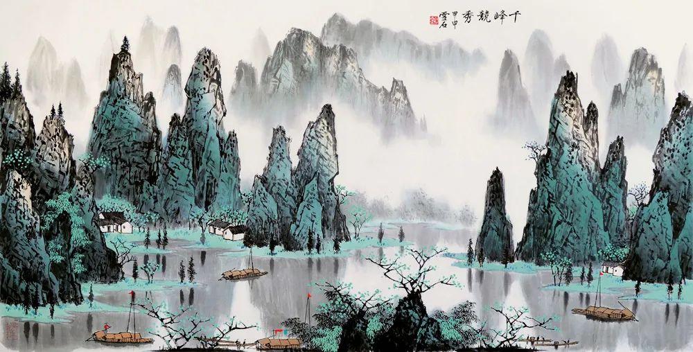 白雪石:白派山水画创立者|代表作不准出境者