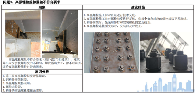 钢结构工程中高强螺栓安装常见质量问题