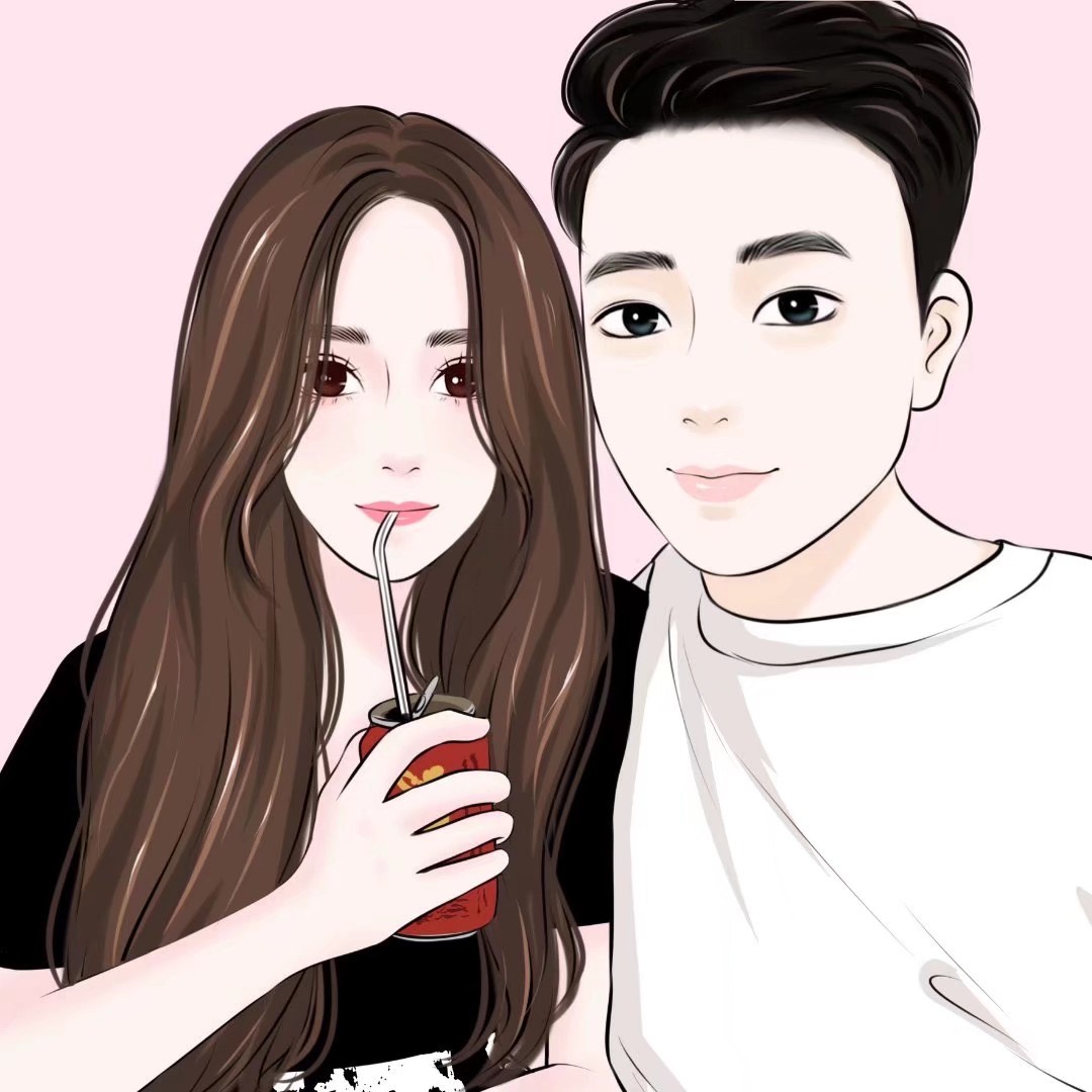520,用漫画头像表达爱,简单美好,温馨幸福