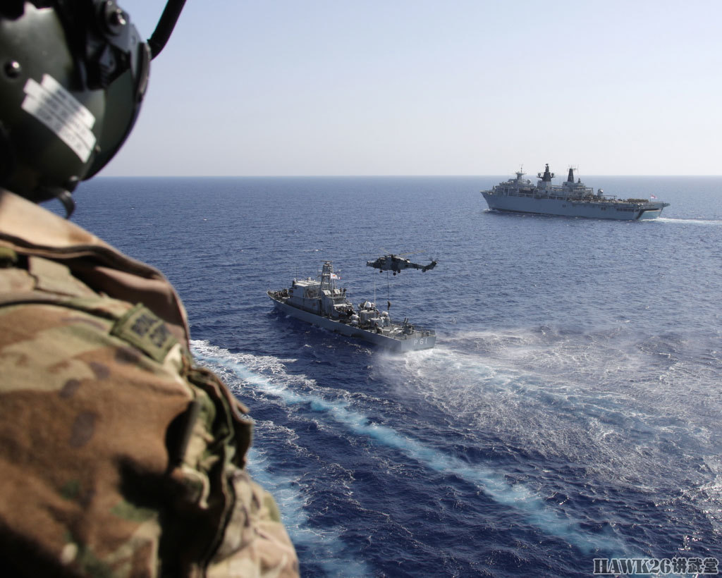 英国海军陆战队参加塞浦路斯演习 无人机空投补给 成为最大亮点