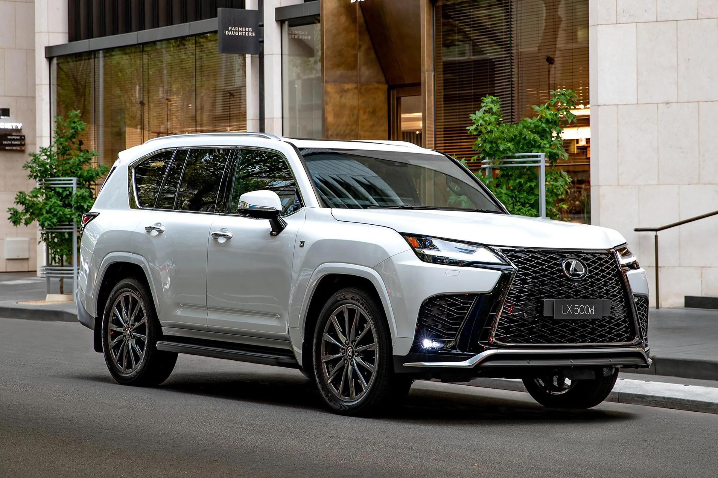 雷克萨斯lx500d搭载3.3tv6柴油引擎狂破305马力!