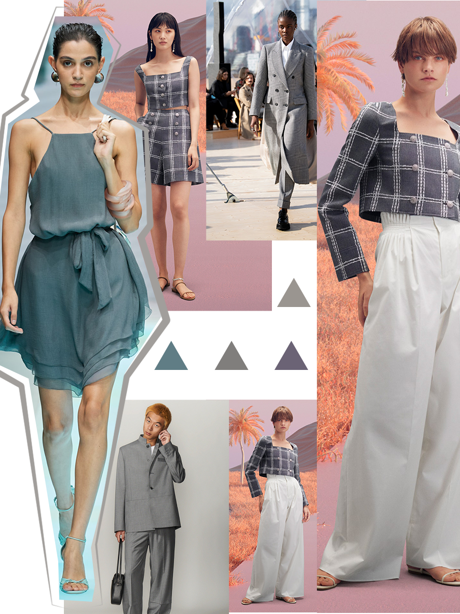 2023春夏流行色:丁香灰「gray lilac」