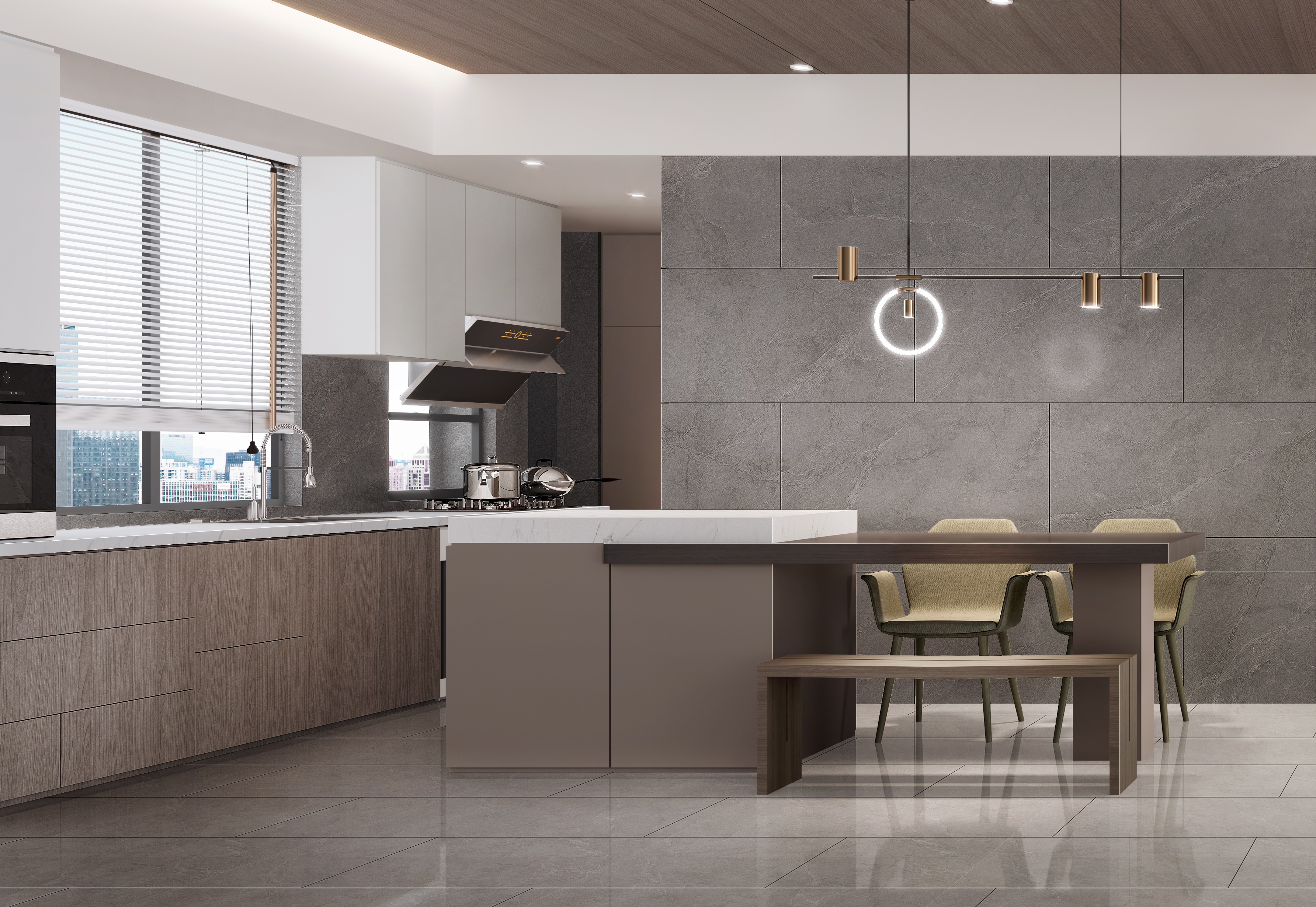 深圳装修:正展逸园b栋8b,现代意式风格