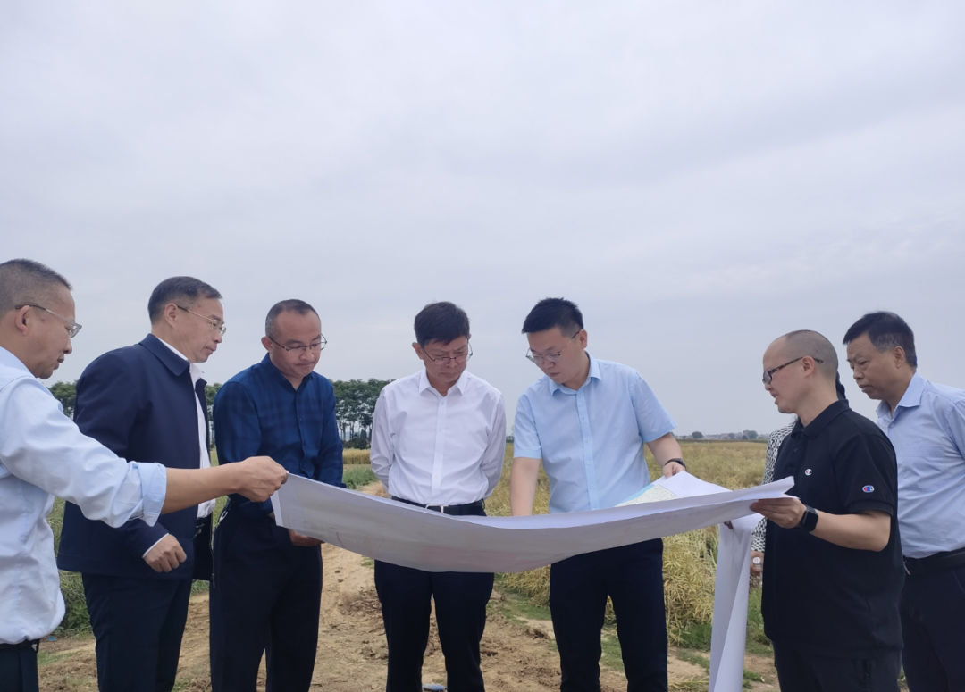 湖北港口集团涂山峰调研襄阳港唐白河港区规划建设工作