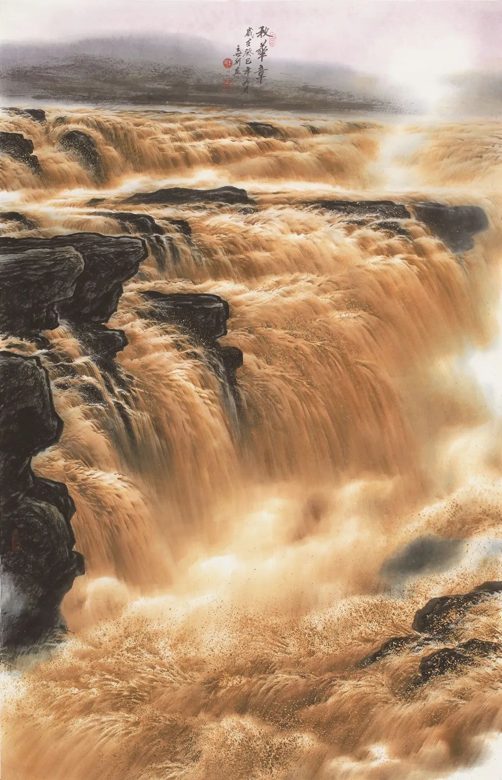 虎跃迎春——王世利国画水墨艺术作品欣赏