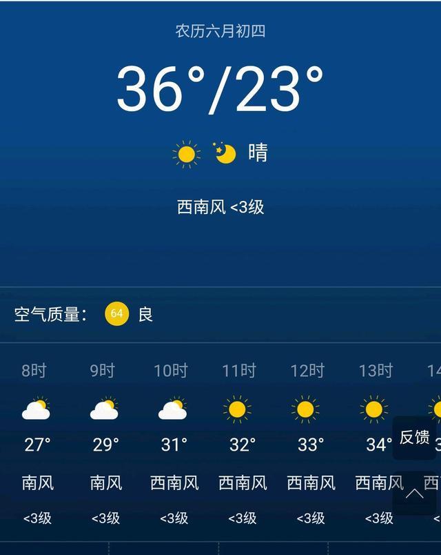 北京:2020年7月24日天氣預報