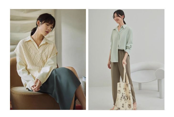 韩剧职场穿搭,上班休闲两不误