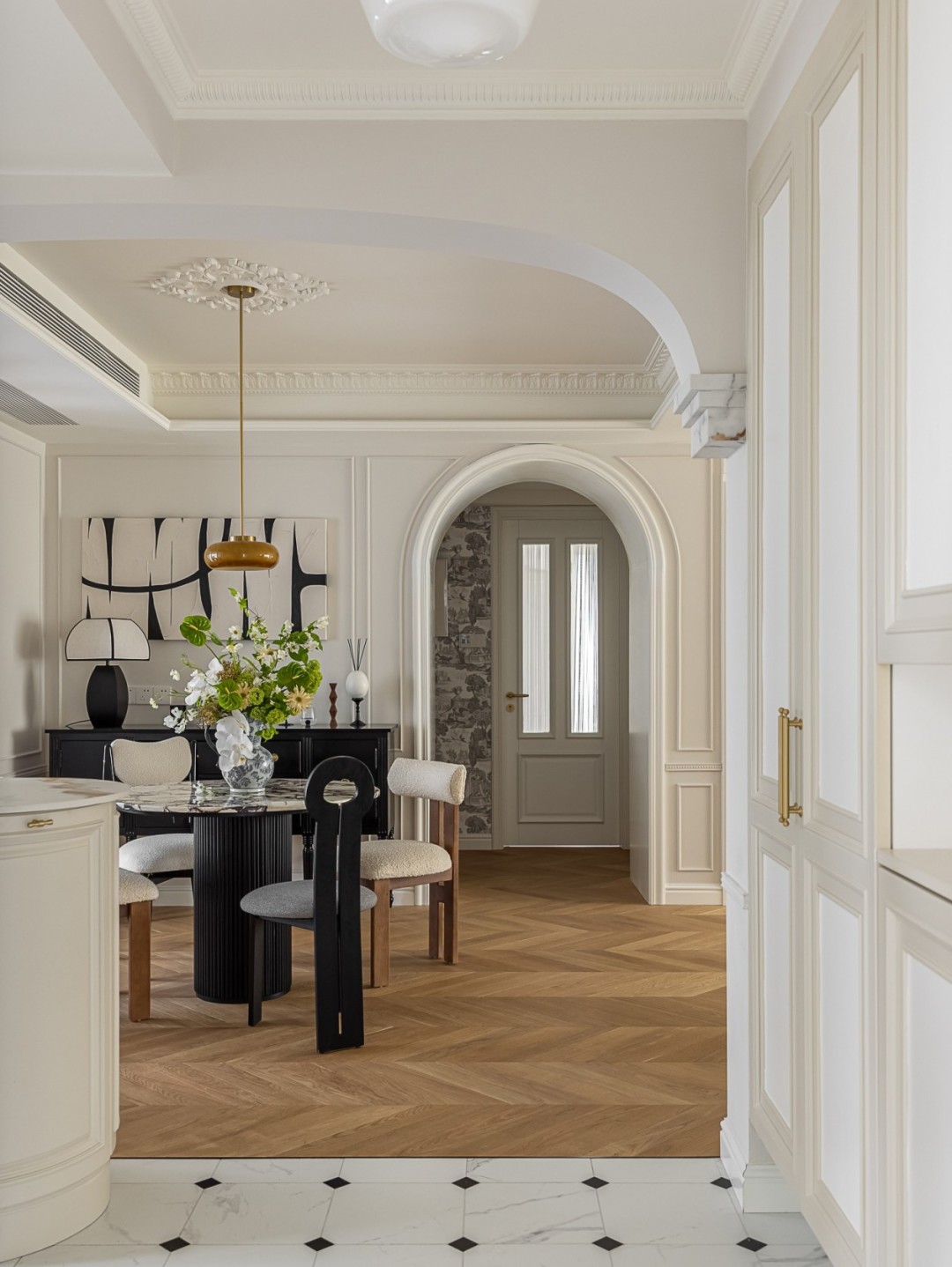 110㎡复古法式风装修——温柔法式,浪漫之家