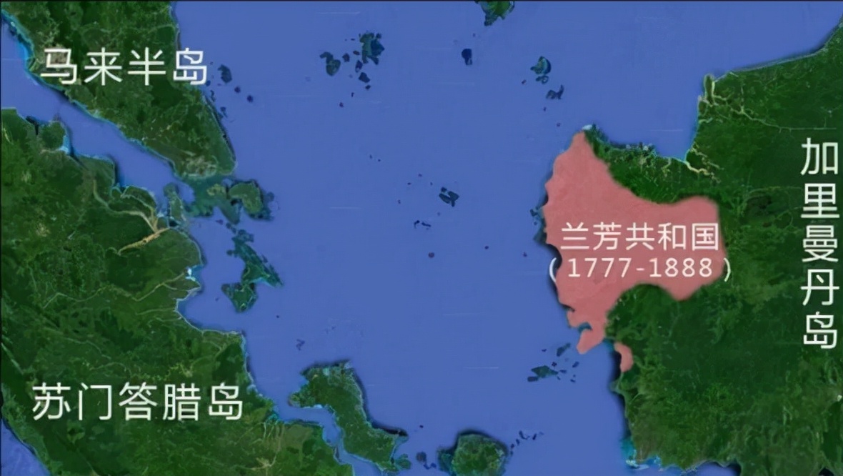 兰芳大统制共和国地图图片
