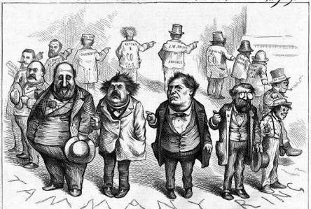 《竞选州长》:一幅揭露美国"民主","自由"虚伪性的政治漫画