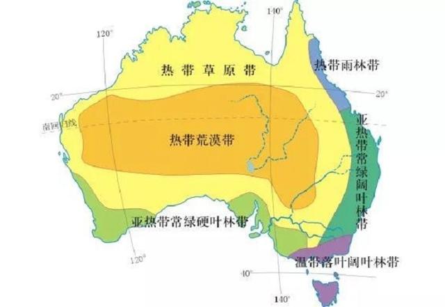 如果澳大利亚大陆南移15个纬度,降水分布恐将变成"西多东少"