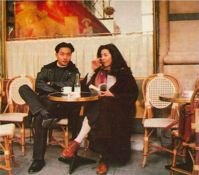 张国荣音乐特辑《日落巴黎》钟楚红和张曼玉故事 1989年珍藏剧照