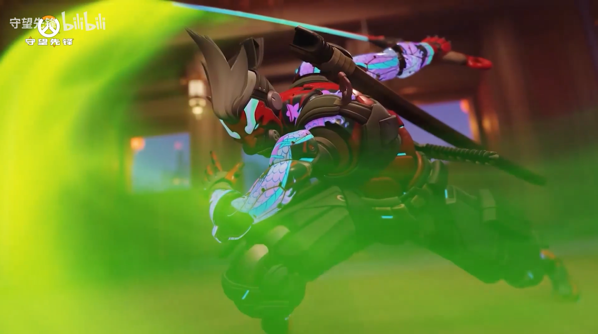 《守望先锋》战令送dva赛博皮肤,恶灵源氏多种形态买1得n