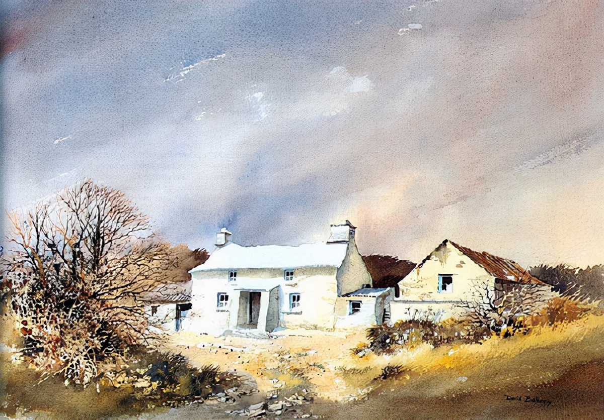 英国画家richard thorn 水彩风景画作品