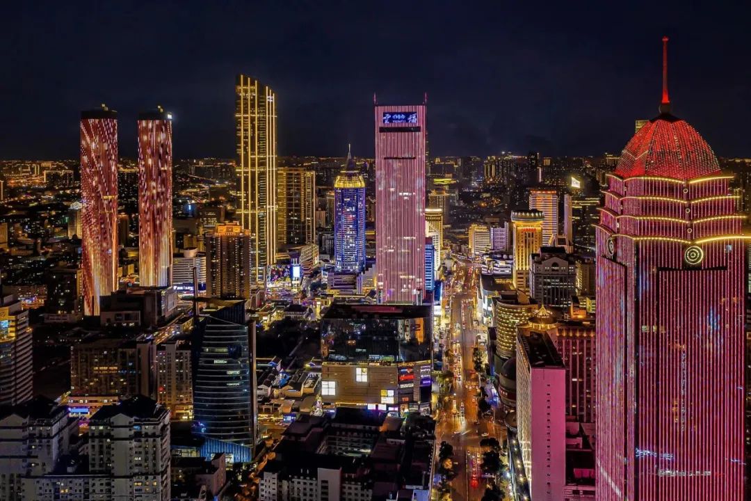 无锡中山路核心商圈夜景亮化揭秘