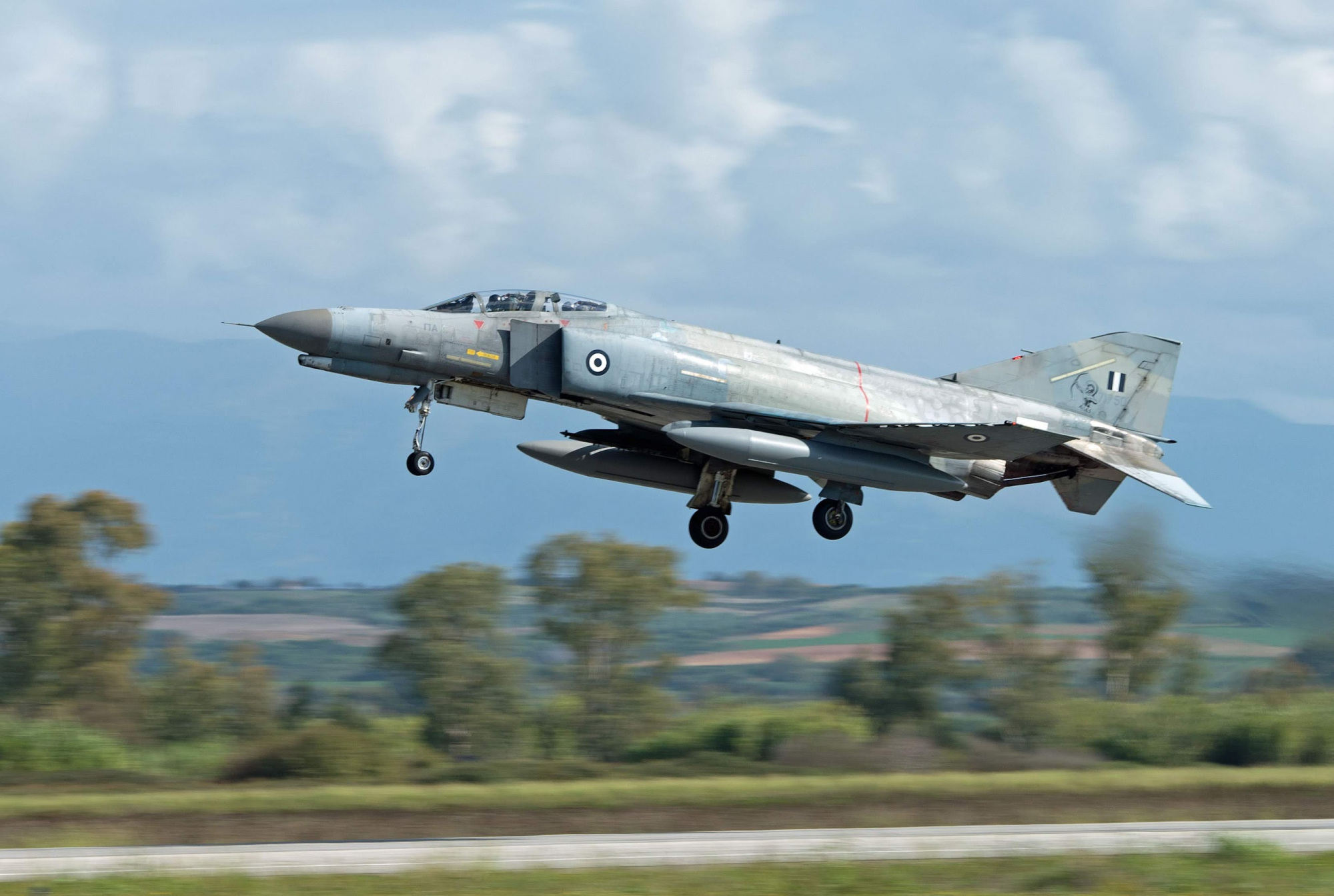 希腊空军"鬼怪"f-4e战斗机2019年联训(87图)