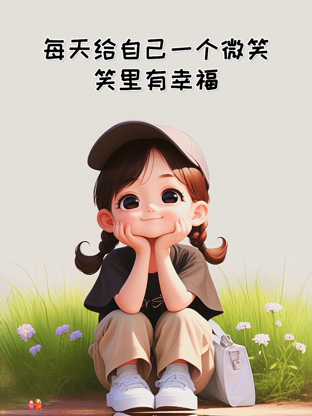 每天给自己一个微笑笑里有幸福原谅生活中的不完美