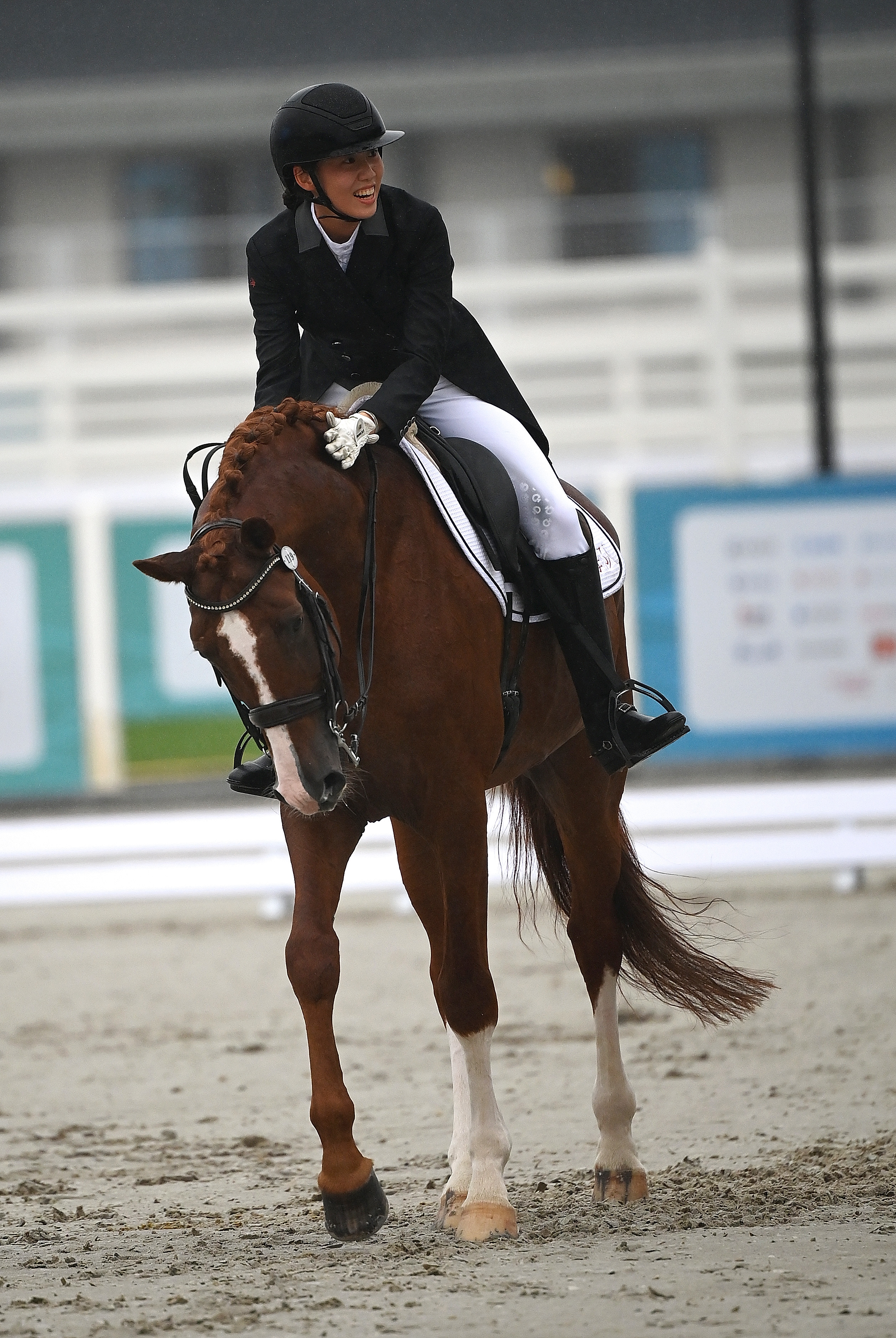 马术——盛装舞步团体赛况:广东队夺冠