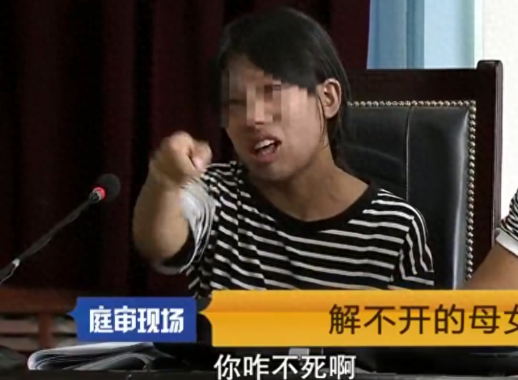 回顾:母女遗产争夺战,女儿当众对母亲大骂,还狠狠甩她
