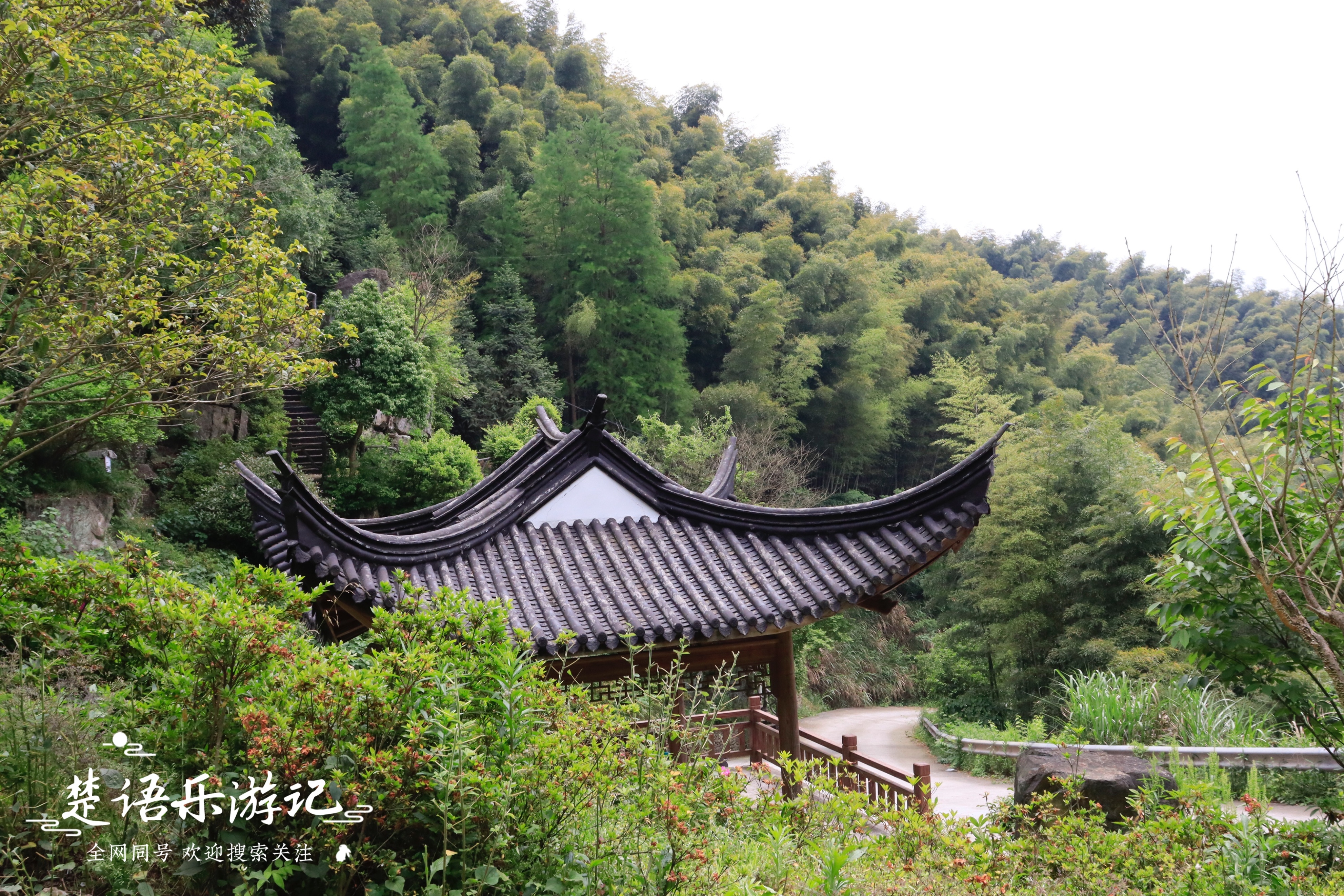 浙江值得一游的古村落,仙岩景区景色奇幻,晚霞和云海美不胜收