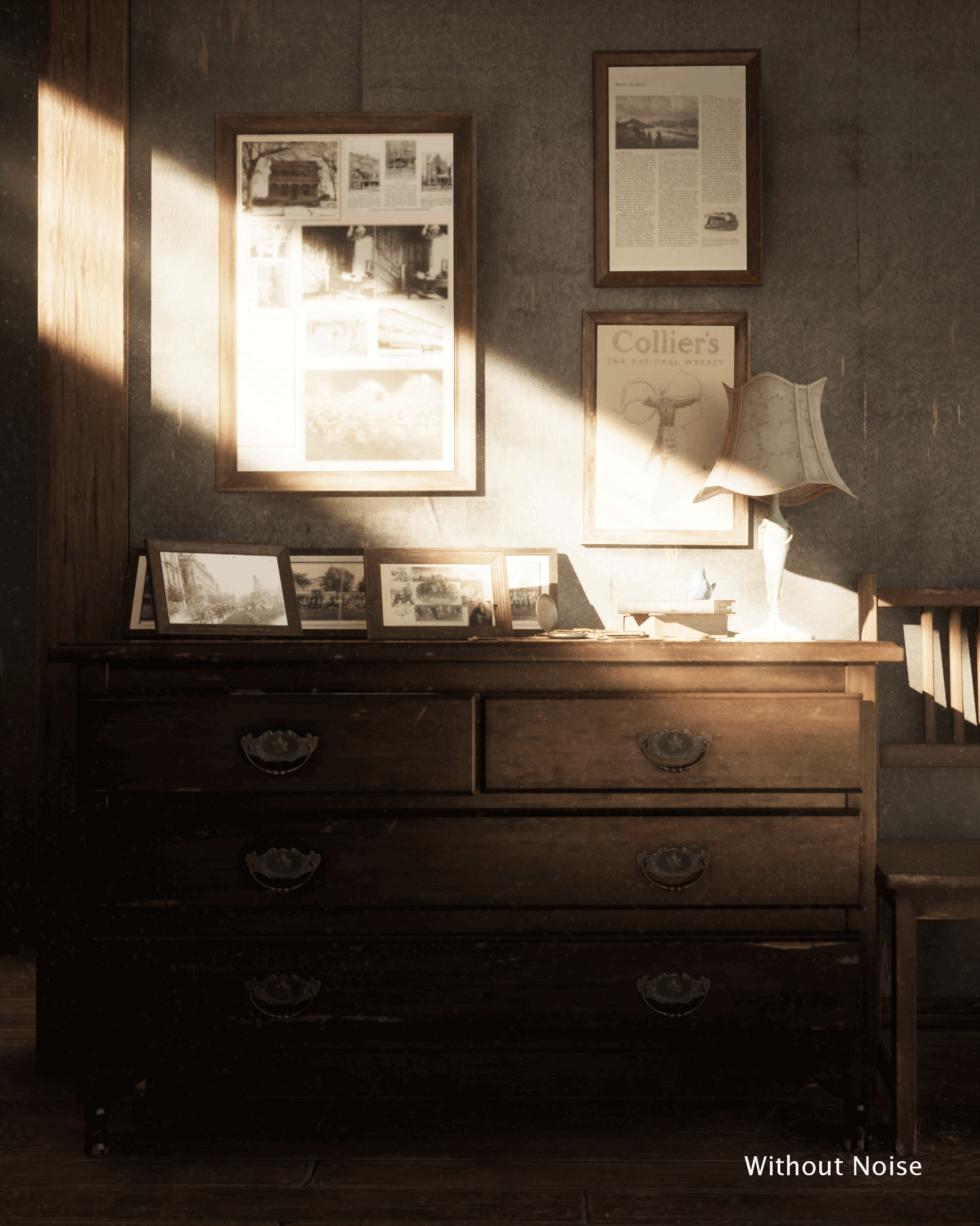 案例分享:电影级室内怀旧场景制作全流程分享