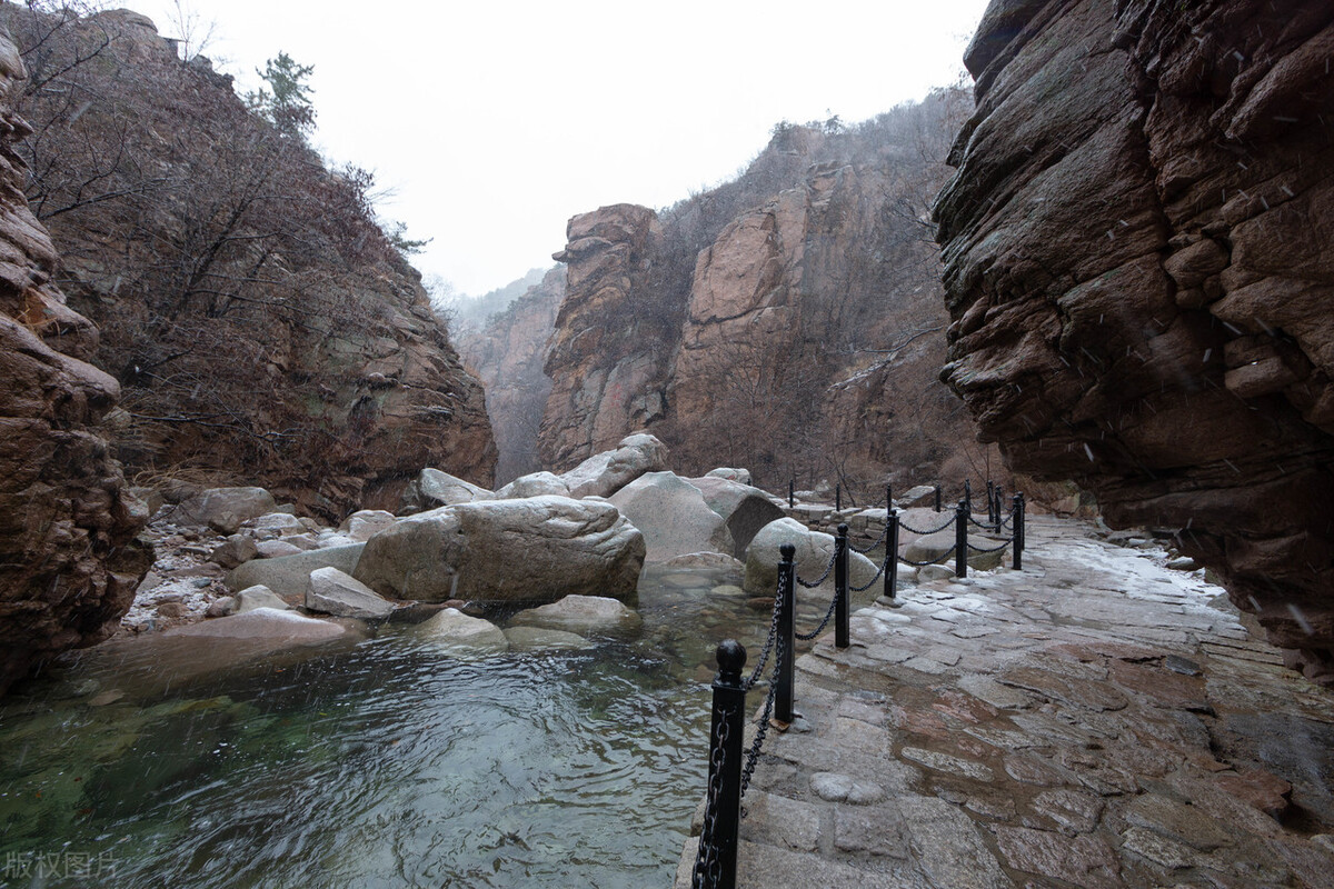 青岛北九水风景区图片