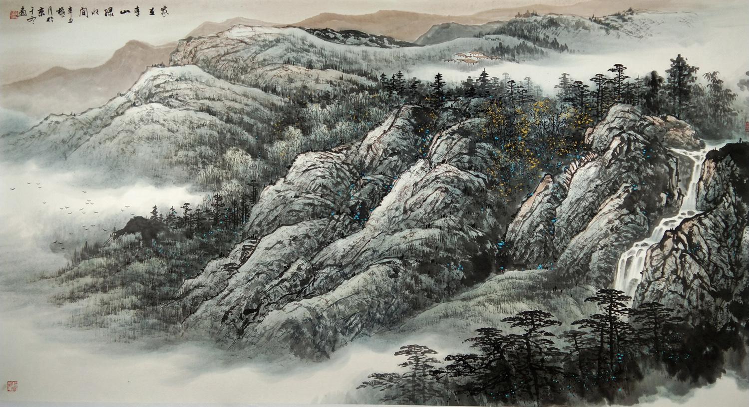 「作品欣赏」走过山重水复,就会柳暗花明!画家于冬作品欣赏